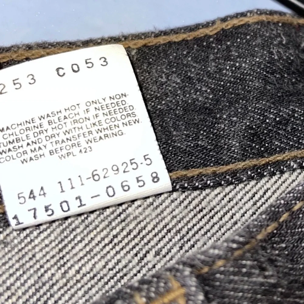 Levis 17501-0658 Vintage 90s Womens Jeans 13M/ 27" - Picture 7 of 8